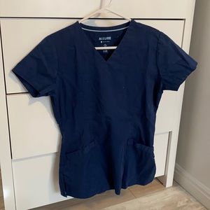 Navy blue Allure White Cross scrubs